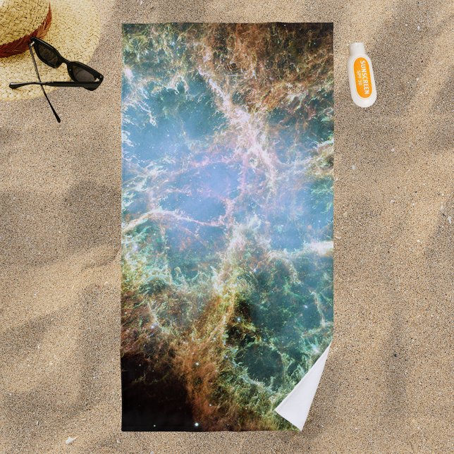 Serviette De Plage Nebula du crabe (Crab Nebula Beach Towel)