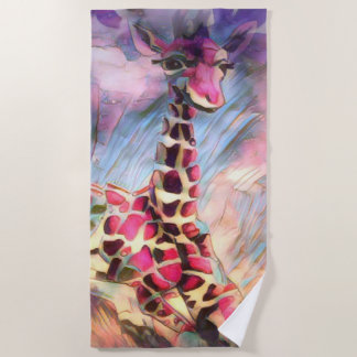 Serviette De Plage Nicholas The Baby Giraffe 🦒