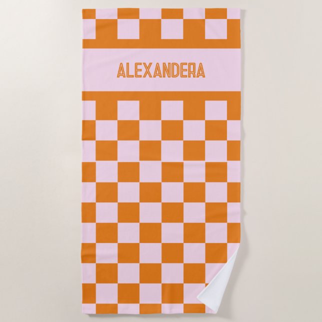 Serviette De Plage Nom Enterrement de Vie de Jeune Fille Coucher de S (Devant)