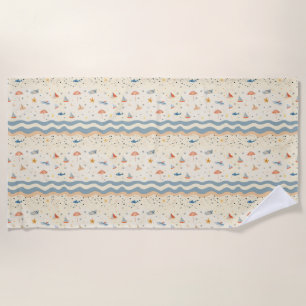 Serviette De Plage Nos souvenirs de l'océan persisteront