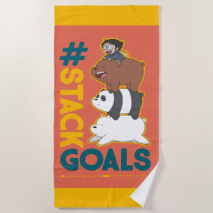 Serviette De Plage Nous portons des ours nus et nous choisissons - #S