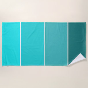 Serviette De Plage Nuances de sarcelle