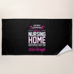 Serviette De Plage Nurse Gift A Nursing Home Administrator