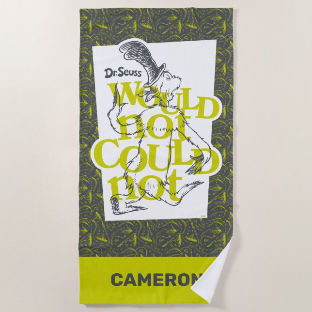 Serviette De Plage Oeufs verts et jambon | Impossible (Devant)