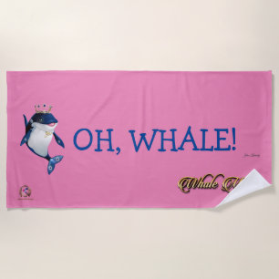 Serviette de plage OH, BALEINE !
