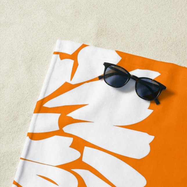 Serviette De Plage Oh Dahlia ! (En situation)