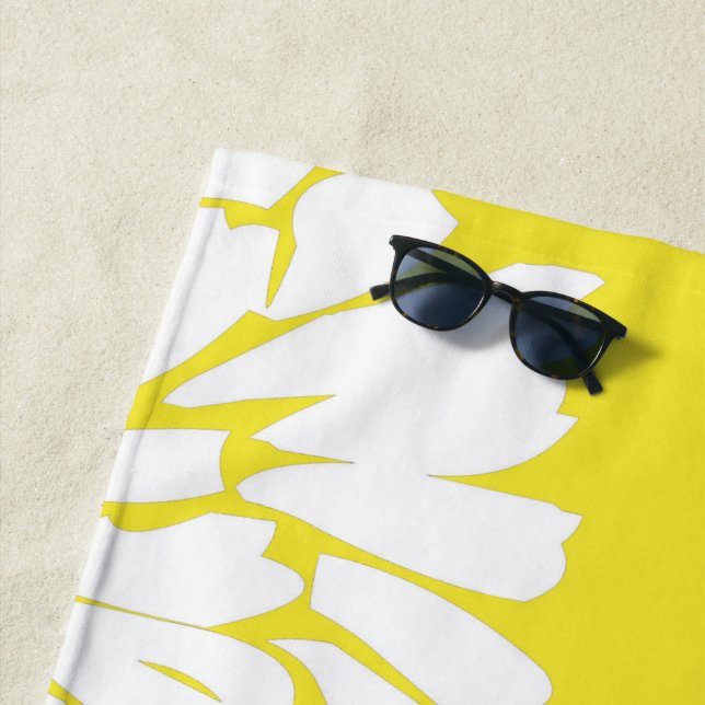Serviette De Plage Oh Dahlia ! (En situation)