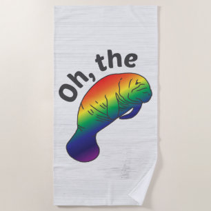 Serviette De Plage Oh, le Manatee de Hué