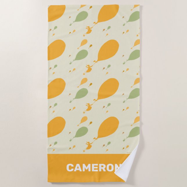 Serviette De Plage Oh, Les Endroits Où Tu Vas Aller ! Motif du plan d (Devant)