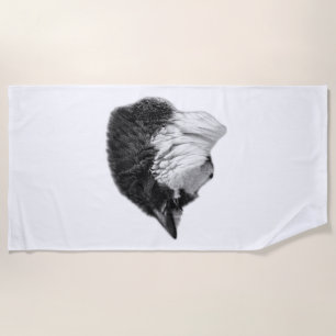 Serviette De Plage Ombre et solitude
