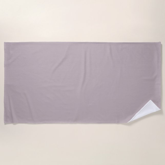 Serviette De Plage Ombres noires (couleur unie) (Devant)