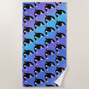 Serviette De Plage Orca Killer Whale
