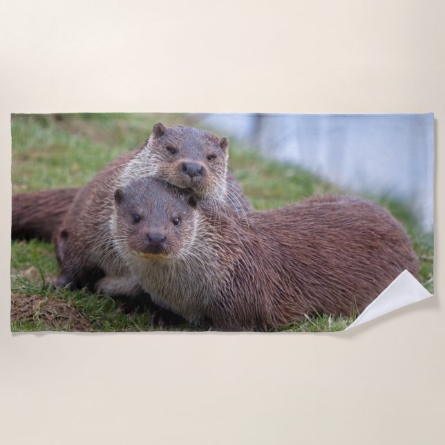 Serviette De Plage Otterly in Love Beach Towel (Devant)