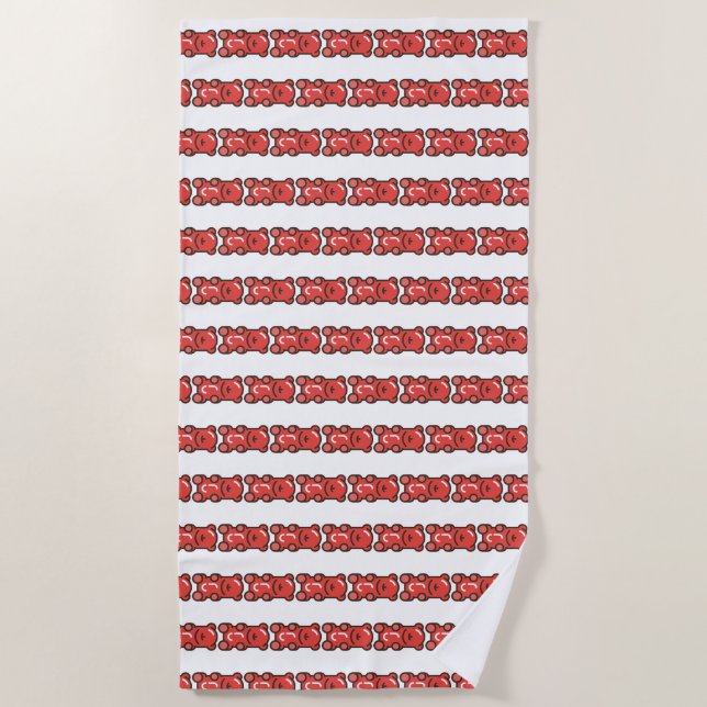 Serviette De Plage ours (Devant)