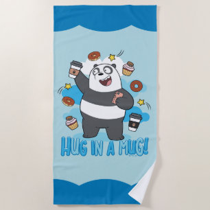 Serviette De Plage Ours de Panda - Enferré dans une Mug !