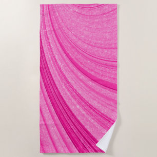 Serviette De Plage Paillette rose