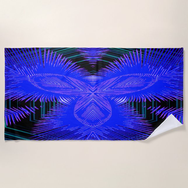 Serviette De Plage Palm Leaf image pour Beach Towel (Devant)