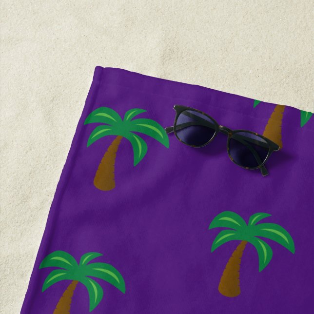 Serviette De Plage Palm Tree - Beach Towel (En situation)