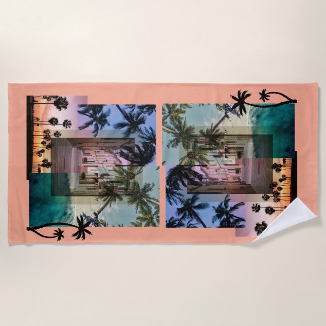 Serviette De Plage Palmier (Devant)