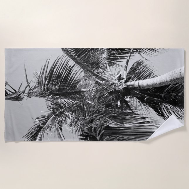 Serviette De Plage Palmier du Paradis d'été #4 #tropical #wall #art (Devant)