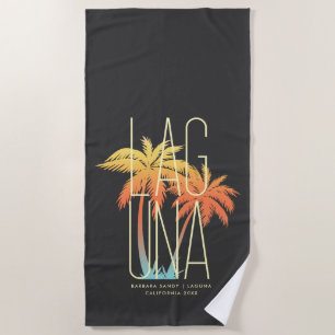 Serviette De Plage Palmier Tropical moderne Summer Beach Vacances