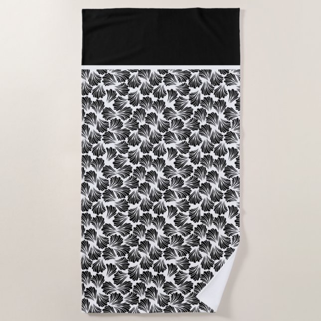 Serviette de plage Palmiers tropicaux (Devant)