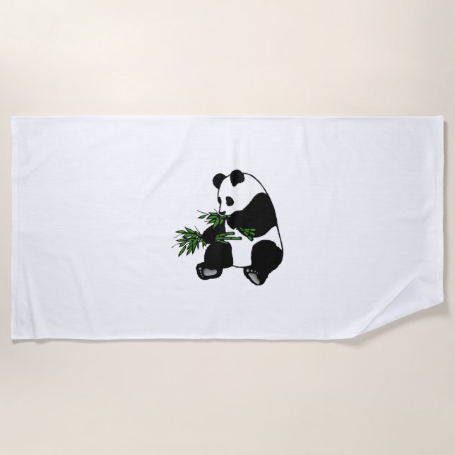Serviette De Plage Panda géant (Devant)