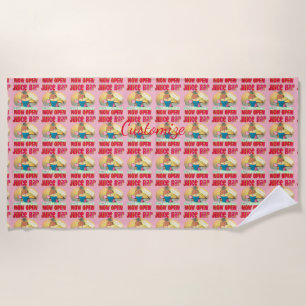 Serviette De Plage Panneau Barre de jus Thunder_Cove