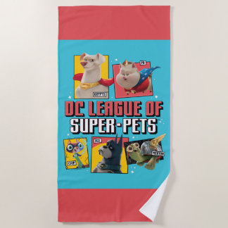 Serviette De Plage Panneaux de caractères DC League of Super-Pets