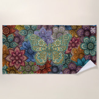 Serviette De Plage "Papillon - Succès"