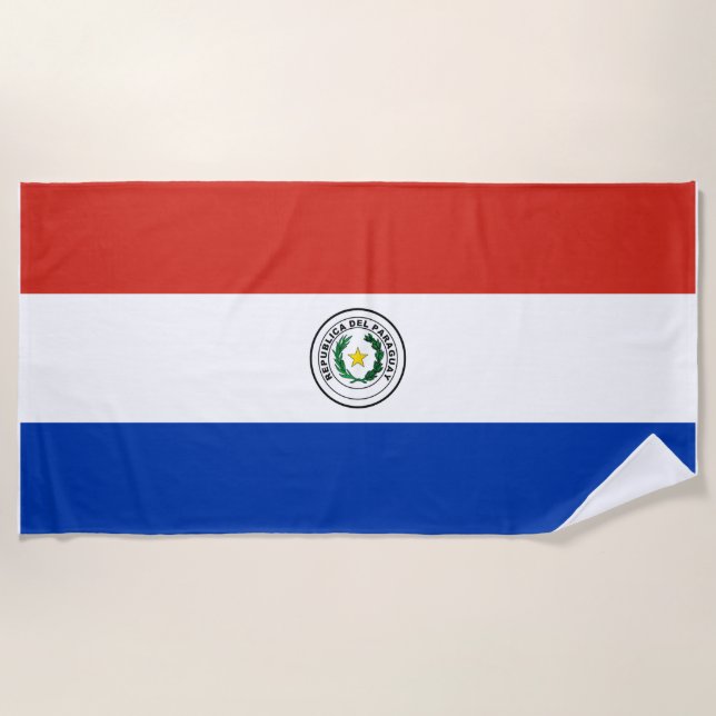 Serviette De Plage Paraguay (Devant)