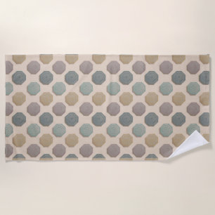 Serviette De Plage Parapluie de plage motif aquarelle rétro Sable dél