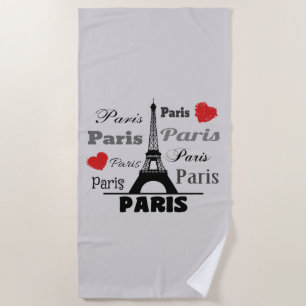 Serviette De Plage Paris