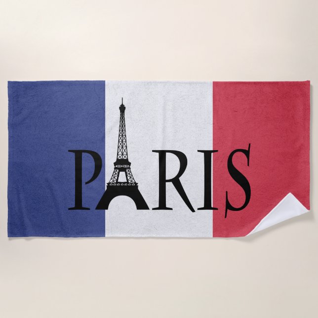 Serviette De Plage Paris (Devant)