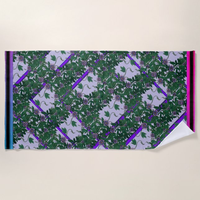 Serviette de plage PassionVine Trellis (Devant)