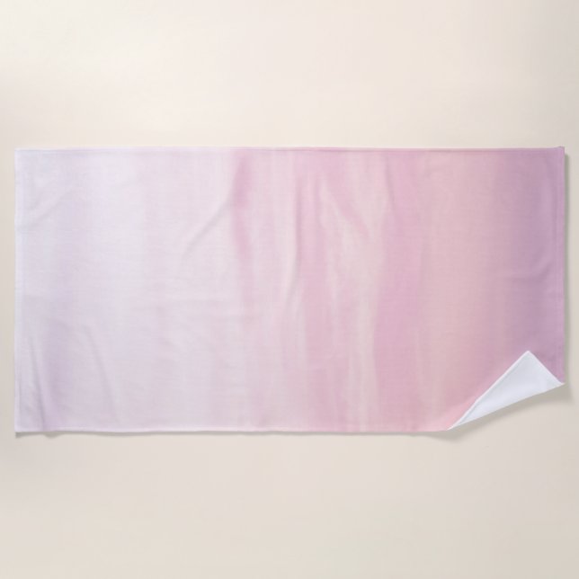 Serviette De Plage Pastel Caribbean Sunset Sky 1 #nature #art (Devant)