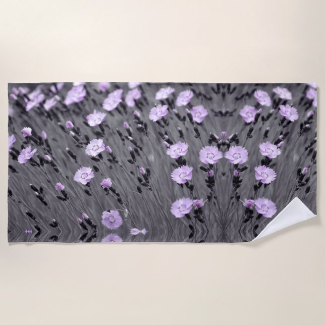 Serviette De Plage Pastel lilac (Devant)