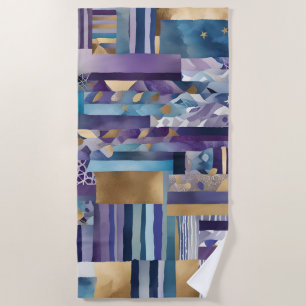 serviette de plage patchwork quilt