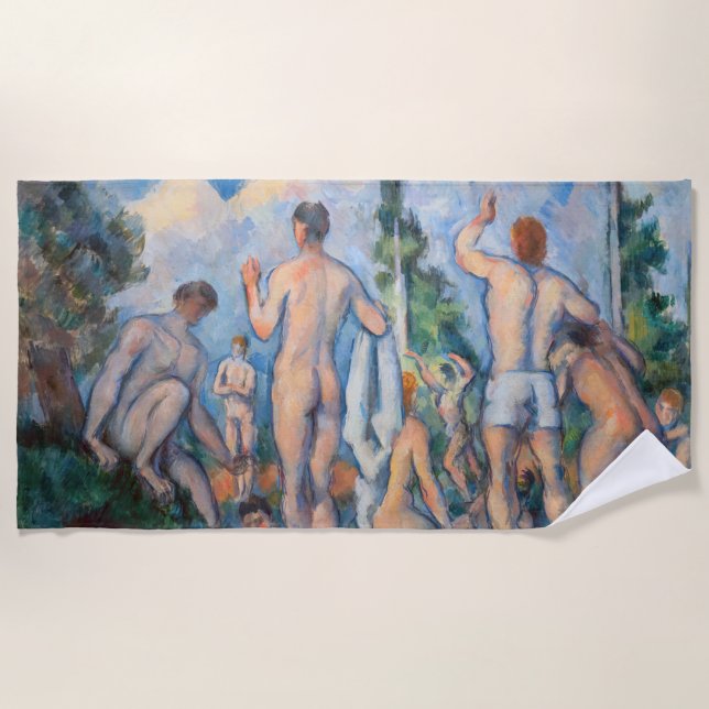 Serviette De Plage Paul Cezanne - Baigneurs (Devant)