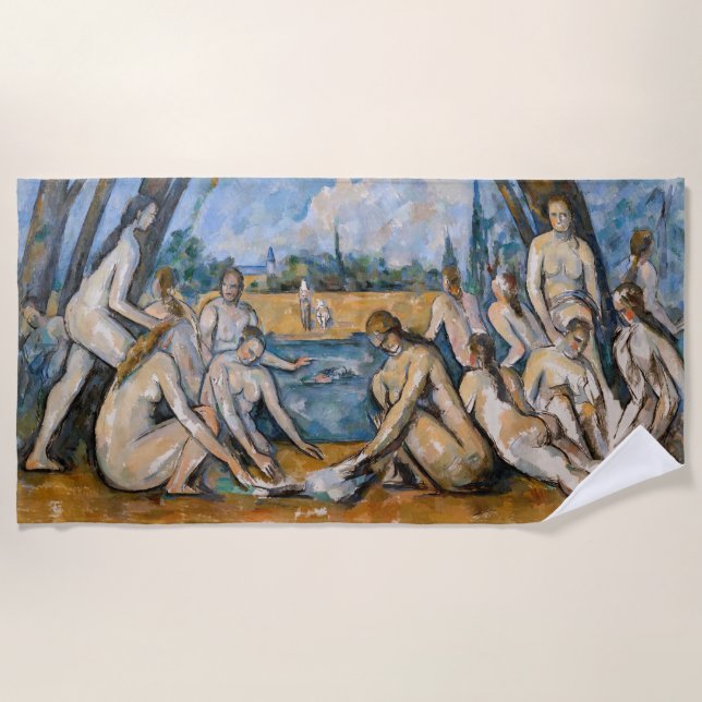Serviette De Plage Paul Cezanne - Les Grandes Baigneuses (Devant)