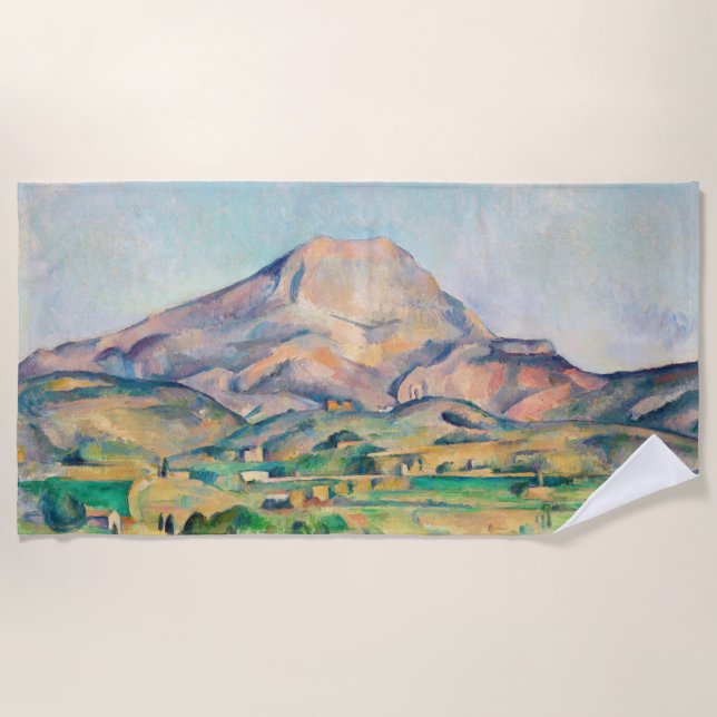 Serviette De Plage Paul Cezanne - Mont Sainte-Victoire (Devant)