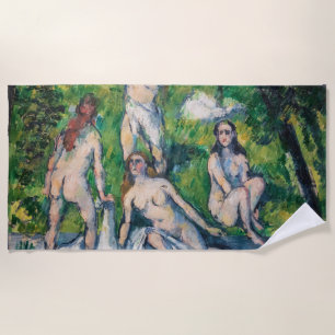 Serviette De Plage Paul Cezanne - Quatre baigneuses