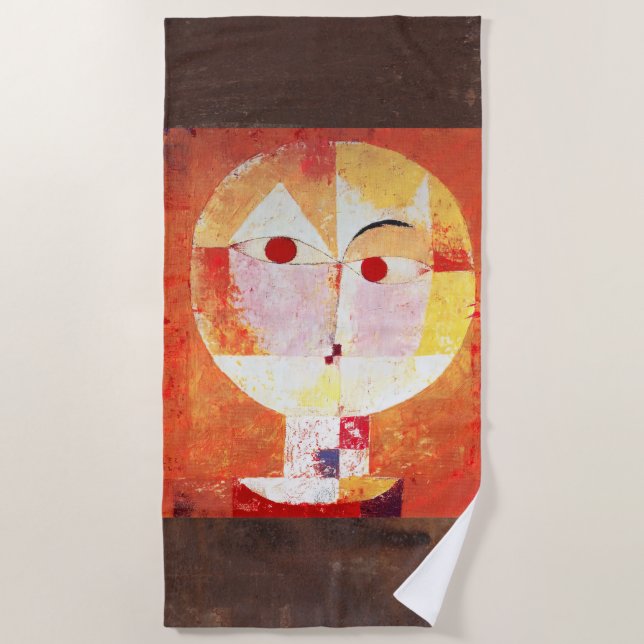 Serviette De Plage Paul Klee Senecio (Devant)