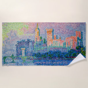 Serviette De Plage Paul Signac - Le Palais Pape, Avignon