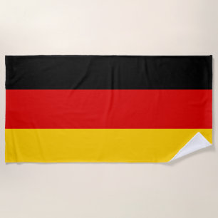 Serviette De Plage pavillon de l'Allemagne