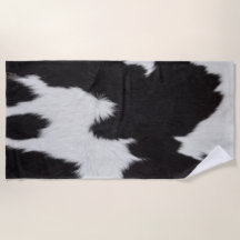 peau de vache noir