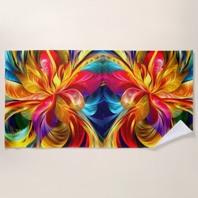 Serviette De Plage Pédales Hybrides (Devant)