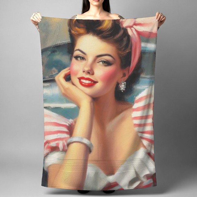 Serviette De Plage Peinture vintage magnifique pour fille (Créateur téléchargé)