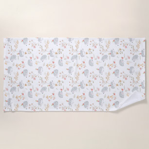 Serviette De Plage pépinière de récolte de pommes de prairie d'été Hé