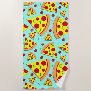Serviette De Plage Pepperoni géant Pizza tranches de tarte